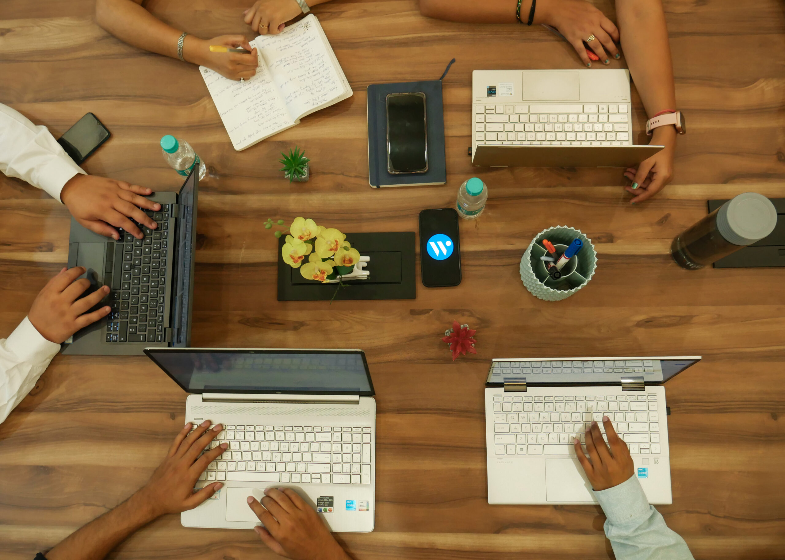 Web designer working